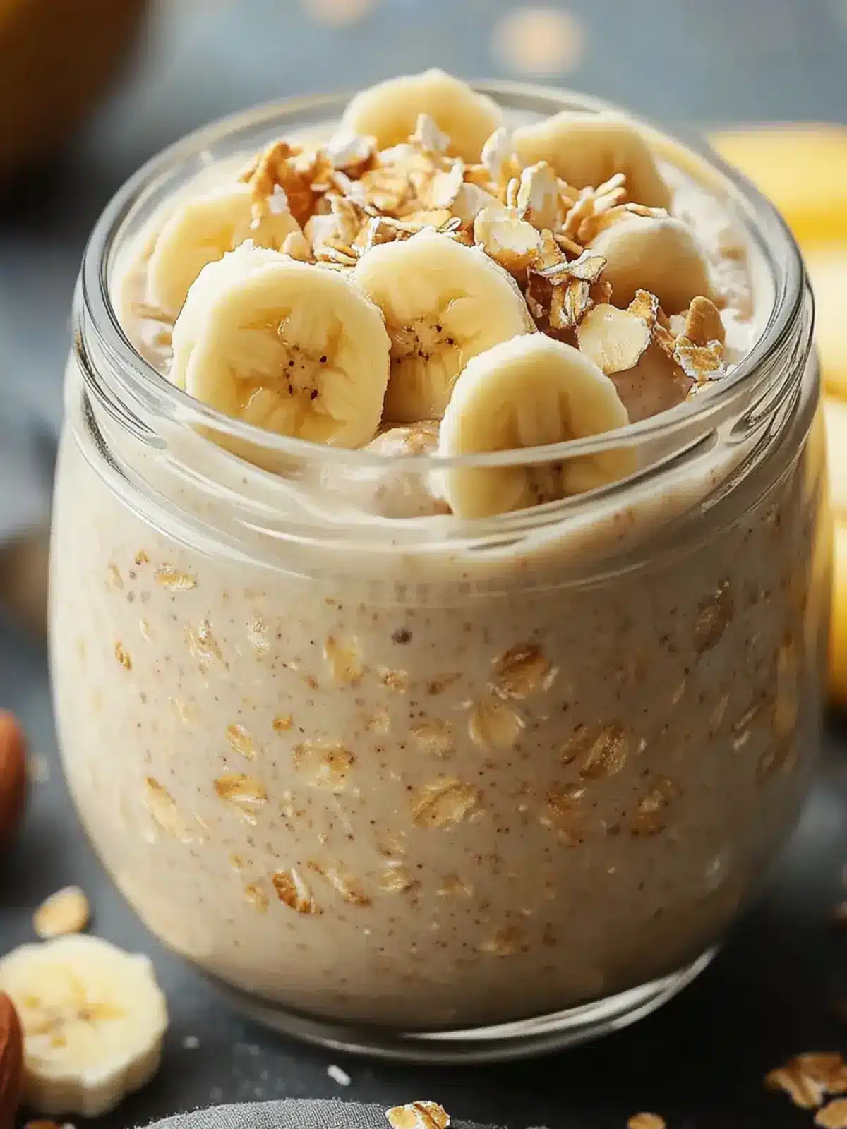 Delicious Peanut Butter Banana Overnight Oats Recipe