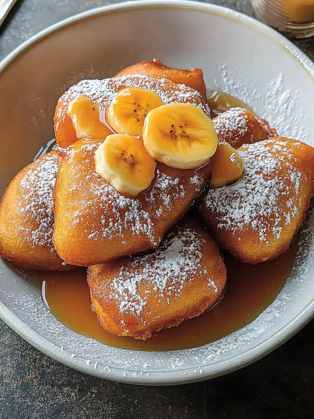 Bananas Foster Beignets