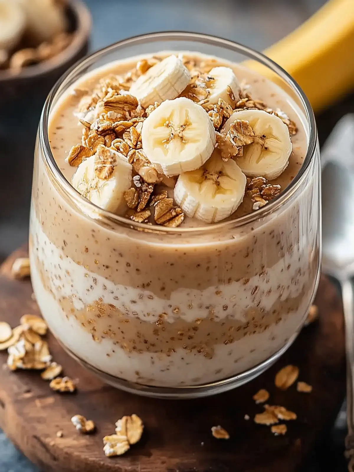 Delicious Peanut Butter Banana Overnight Oats Recipe