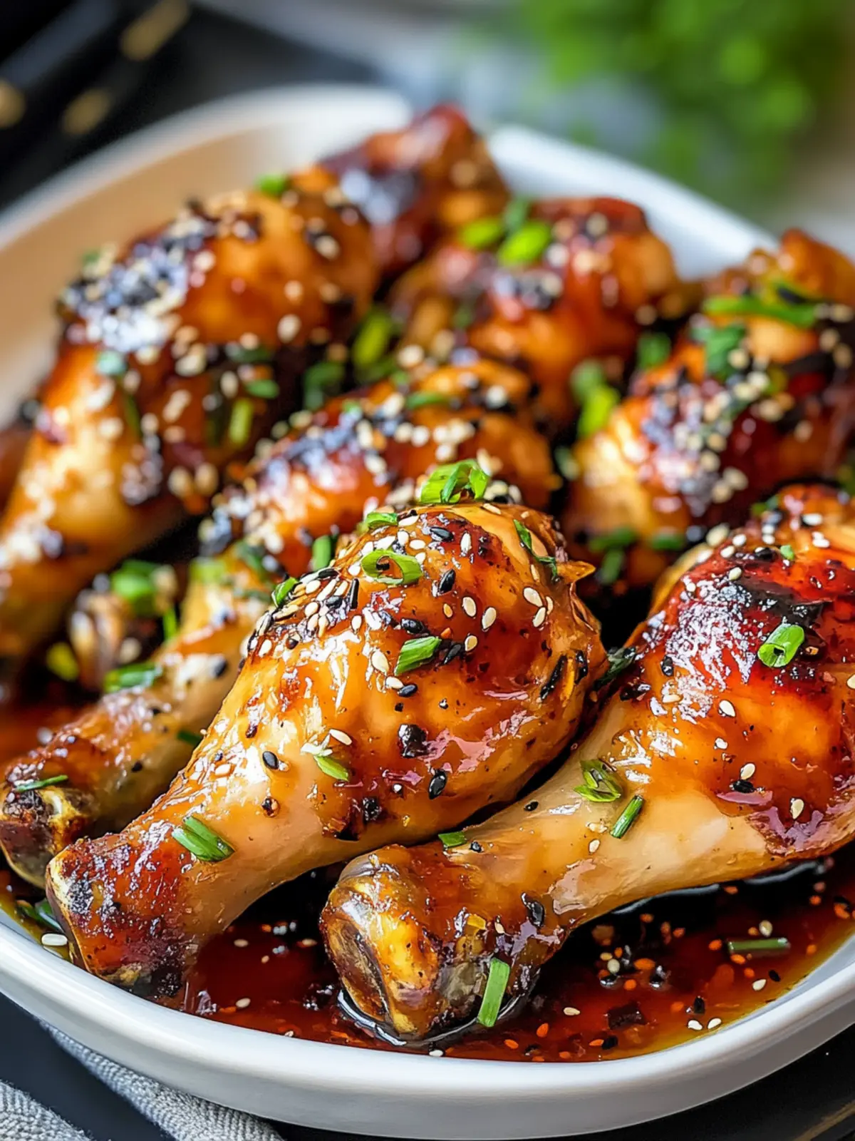 Baked Honey Garlic Chicken Drumsticks Recipe