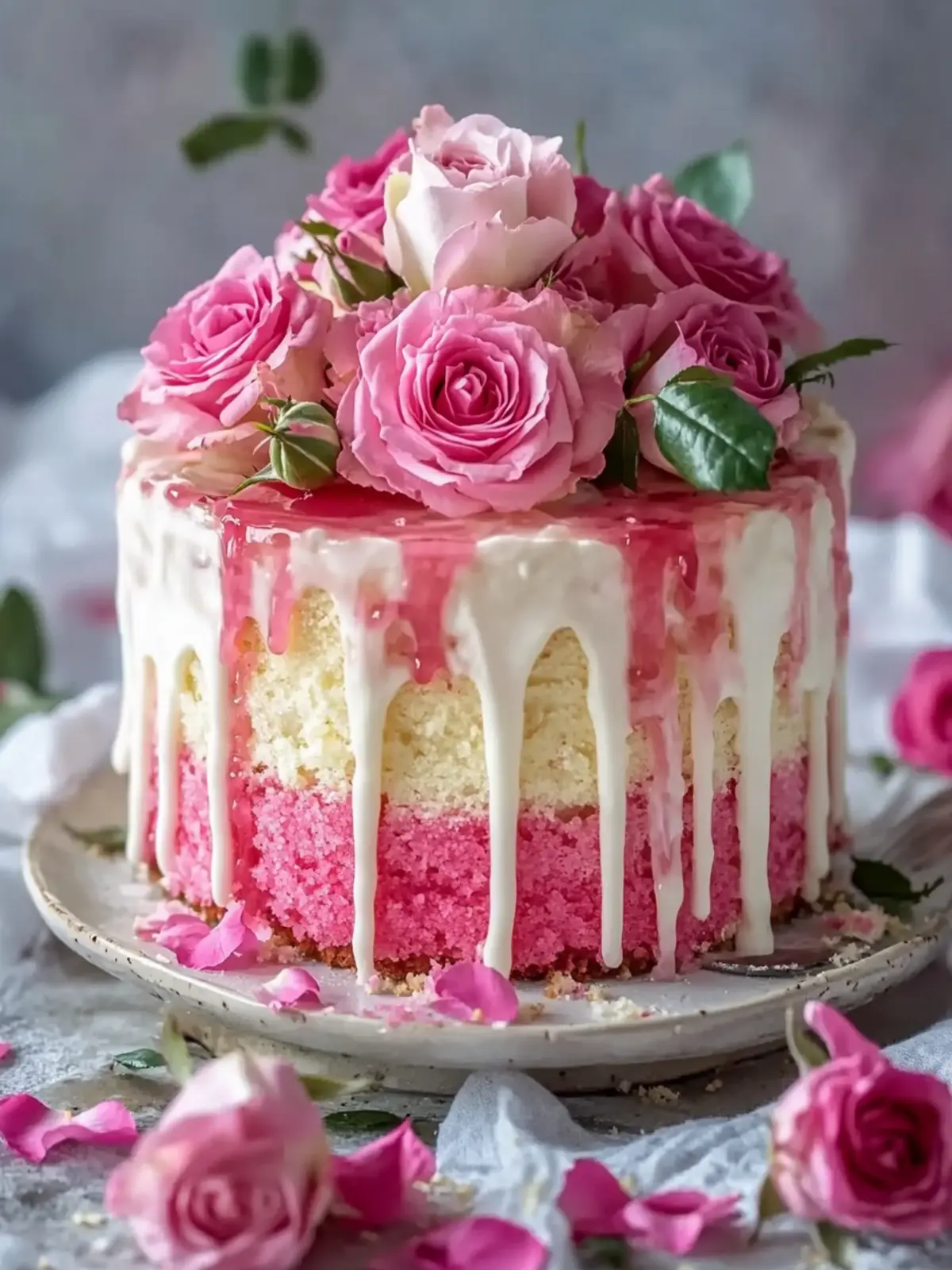 Rose Poke Cake Recipe