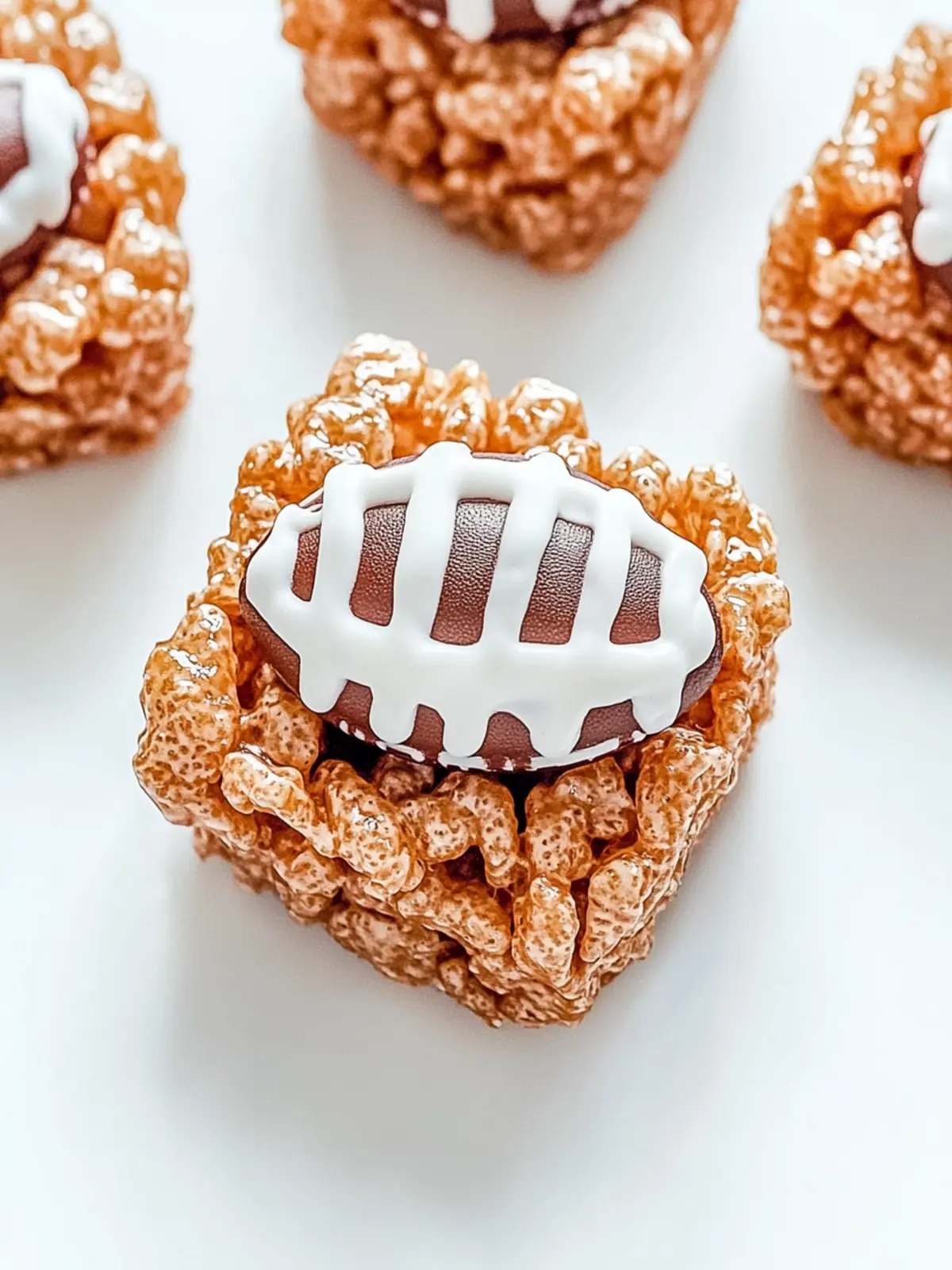 Football Rice Krispy Treats