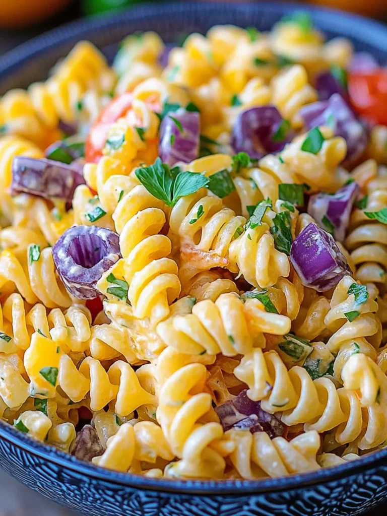 Mardi Gras Pasta Salad
