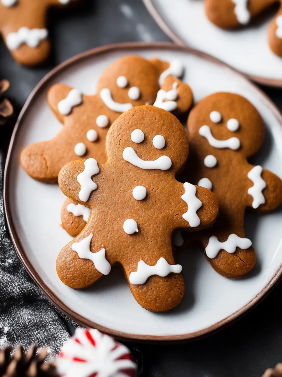 Soft Gingerbread Man Cookies [40 Minutes]