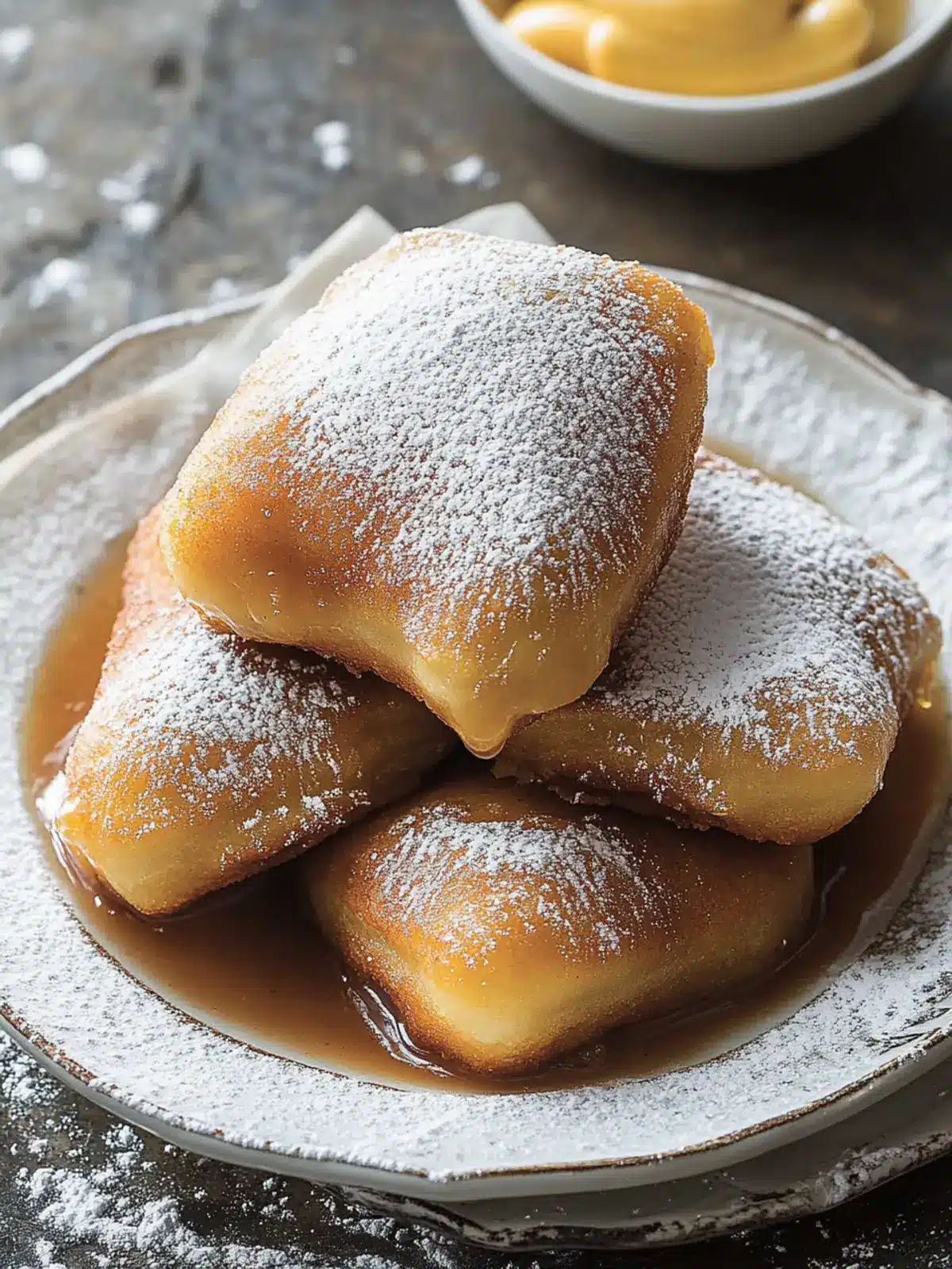 Bananas Foster Beignets