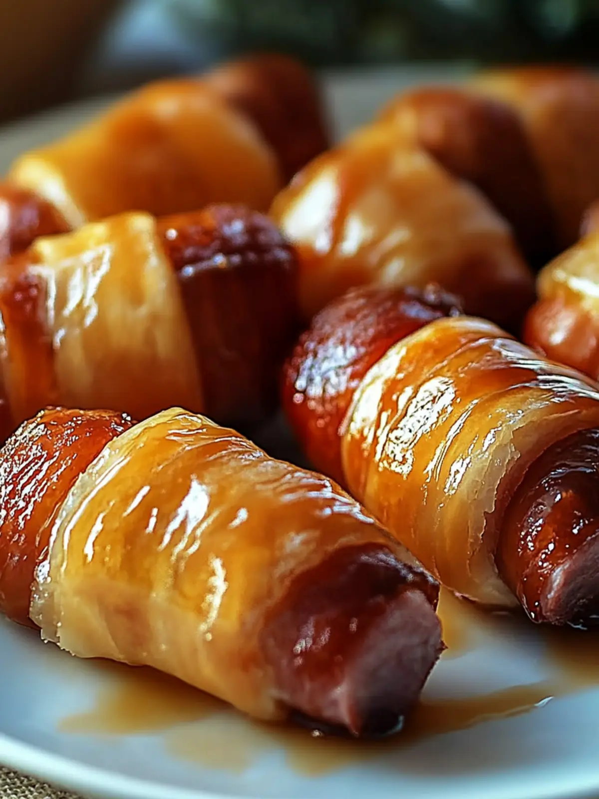 Irresistible Glazed Pigs in a Blanket