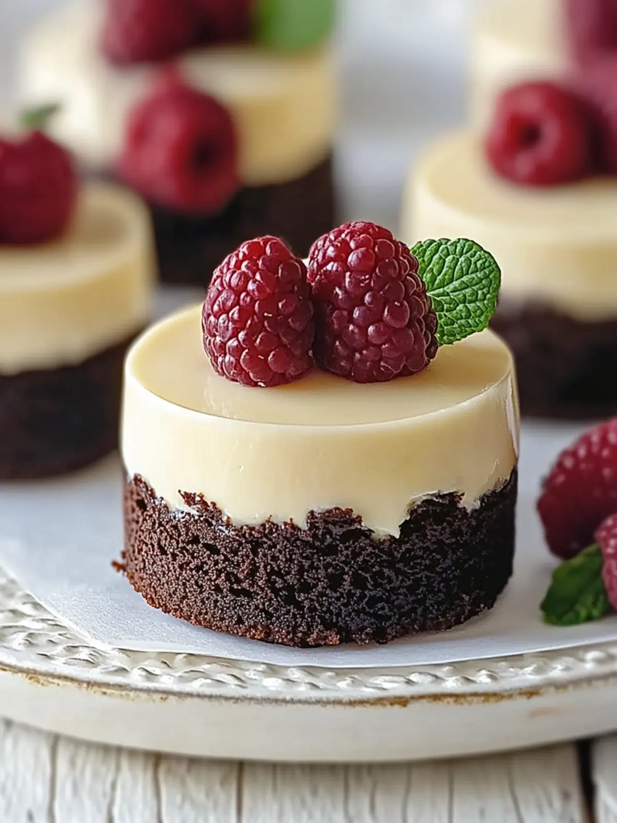 Decadent Brownie Bottom Mini Cheesecakes You’ll Love