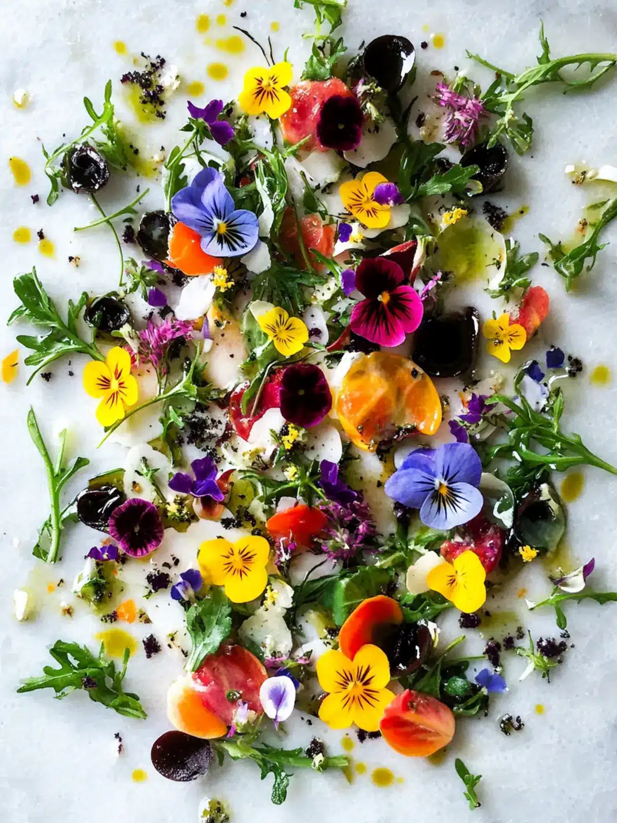 Eat Flowers, Be Happy (Edible Flower Salad)
