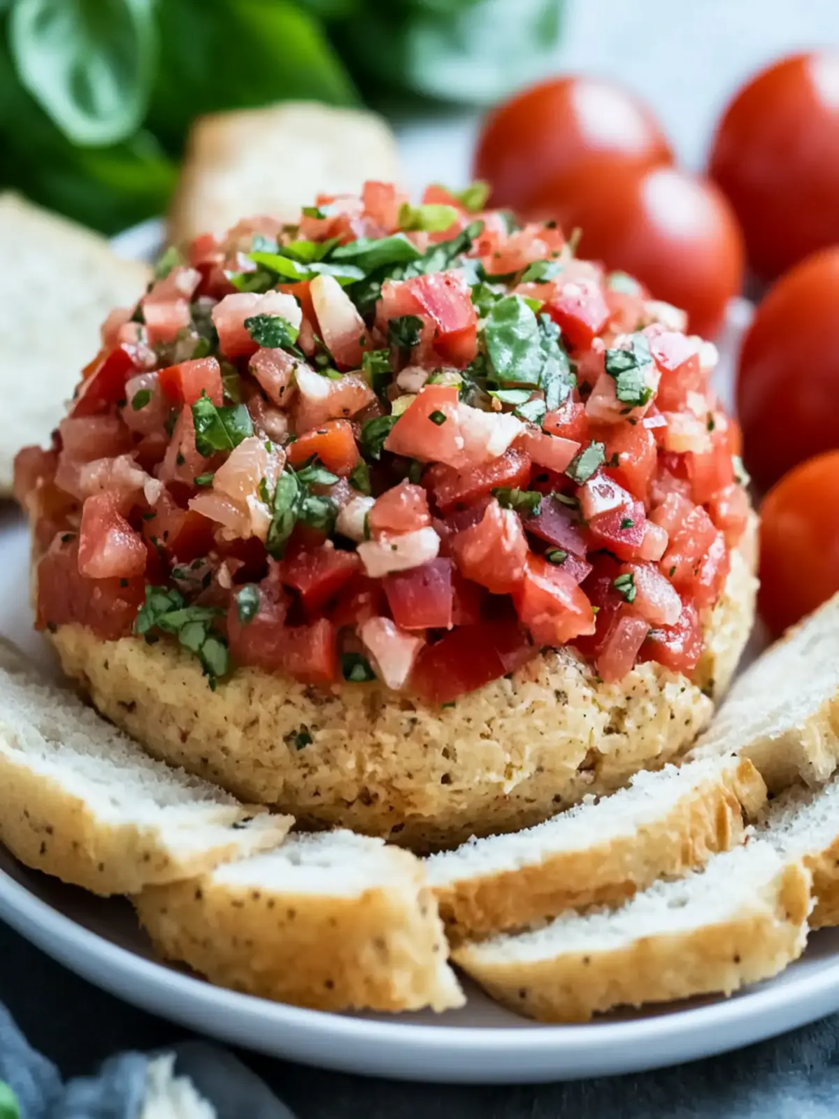 Flavorful Bruschetta Cheese Ball