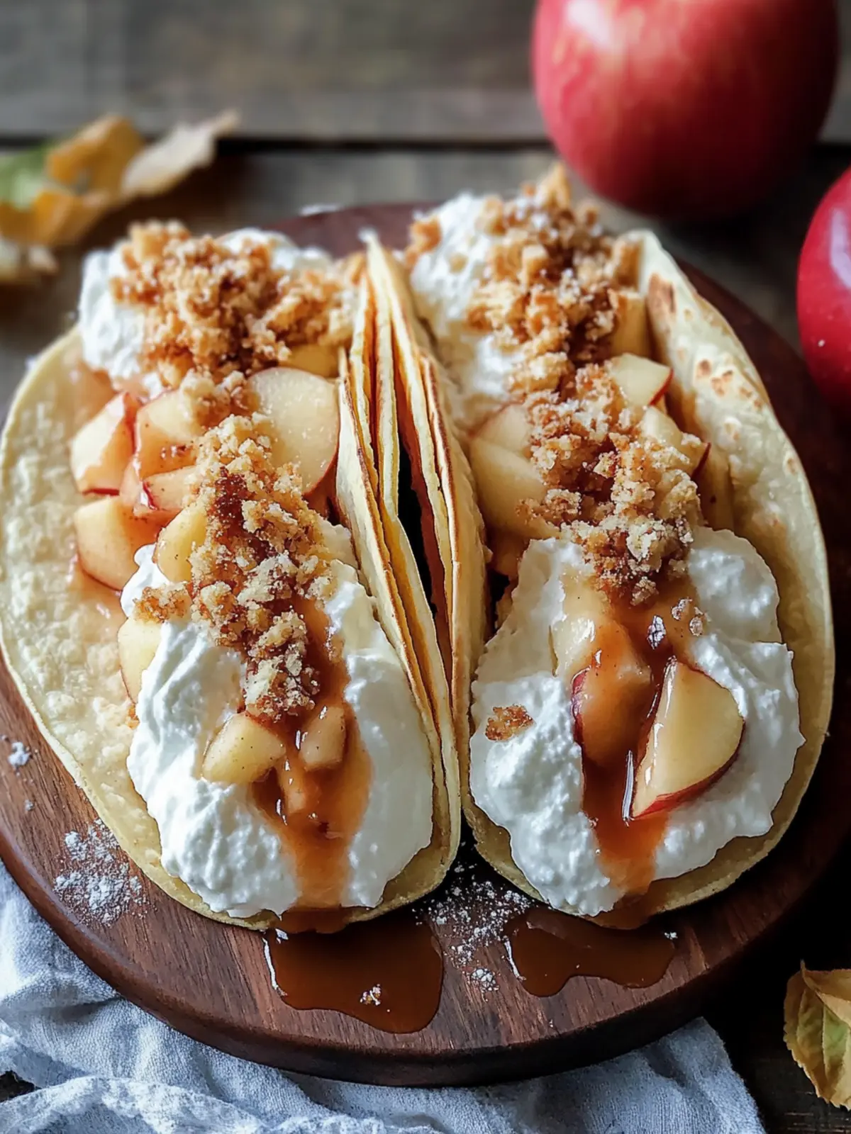 Apple Cheesecake Tacos: A Deliciously Unique Dessert!