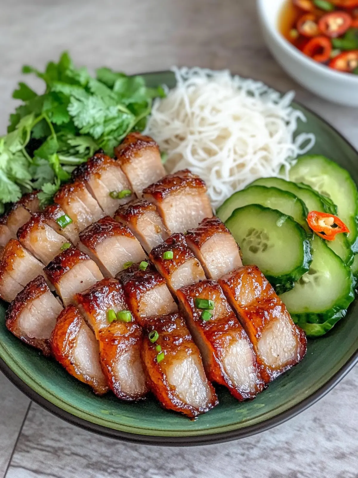 Air Fryer Lao Pork Belly with Jeow Som for Crispy Bliss 4 Air Fryer Lao Pork Belly with Jeow Som