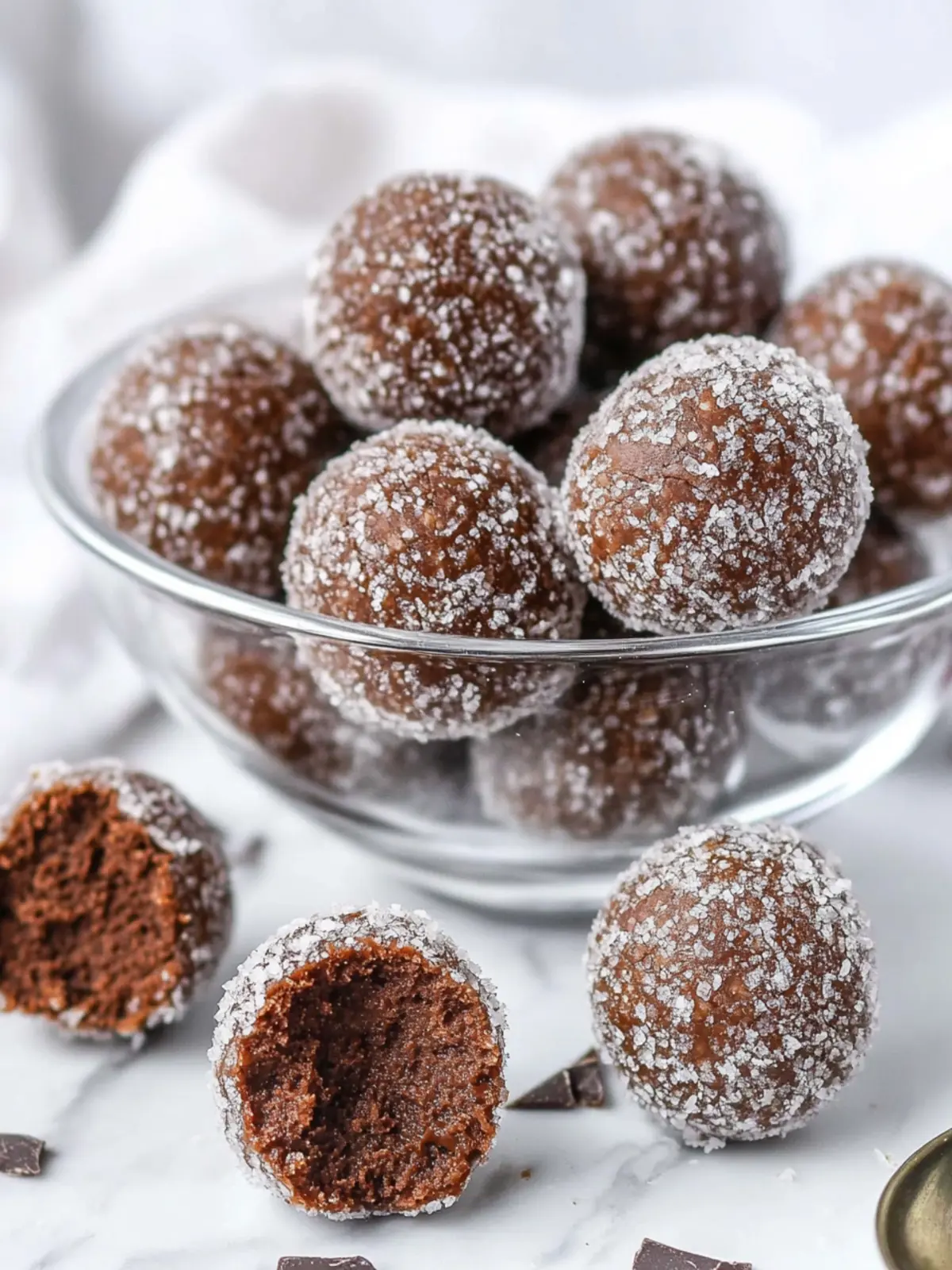 5-Ingredient Chocolate Rum Balls