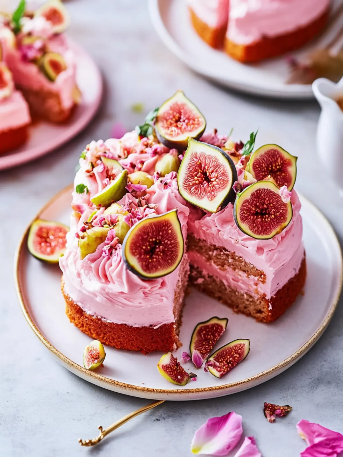 Bake My Day Recipe: Rose and Fig Love Cakes by Katherine Sabbath