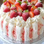 Strawberry Marshmallow Angel Cake Recipe