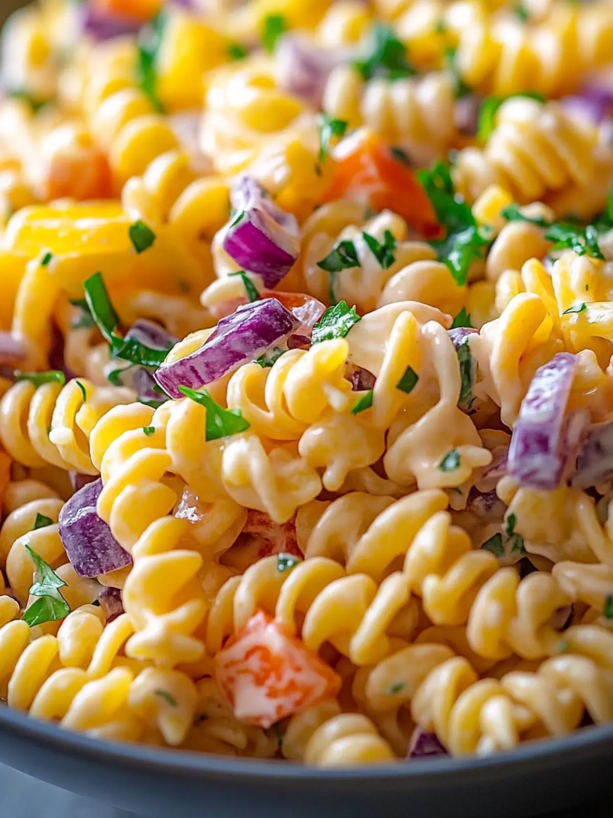 Mardi Gras Pasta Salad
