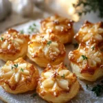 Caramelized Pear and Brie Snowflake Puffs Recipe for Festive Flair 4 Caramelized Pear and Brie Snowflake Puffs Recipe