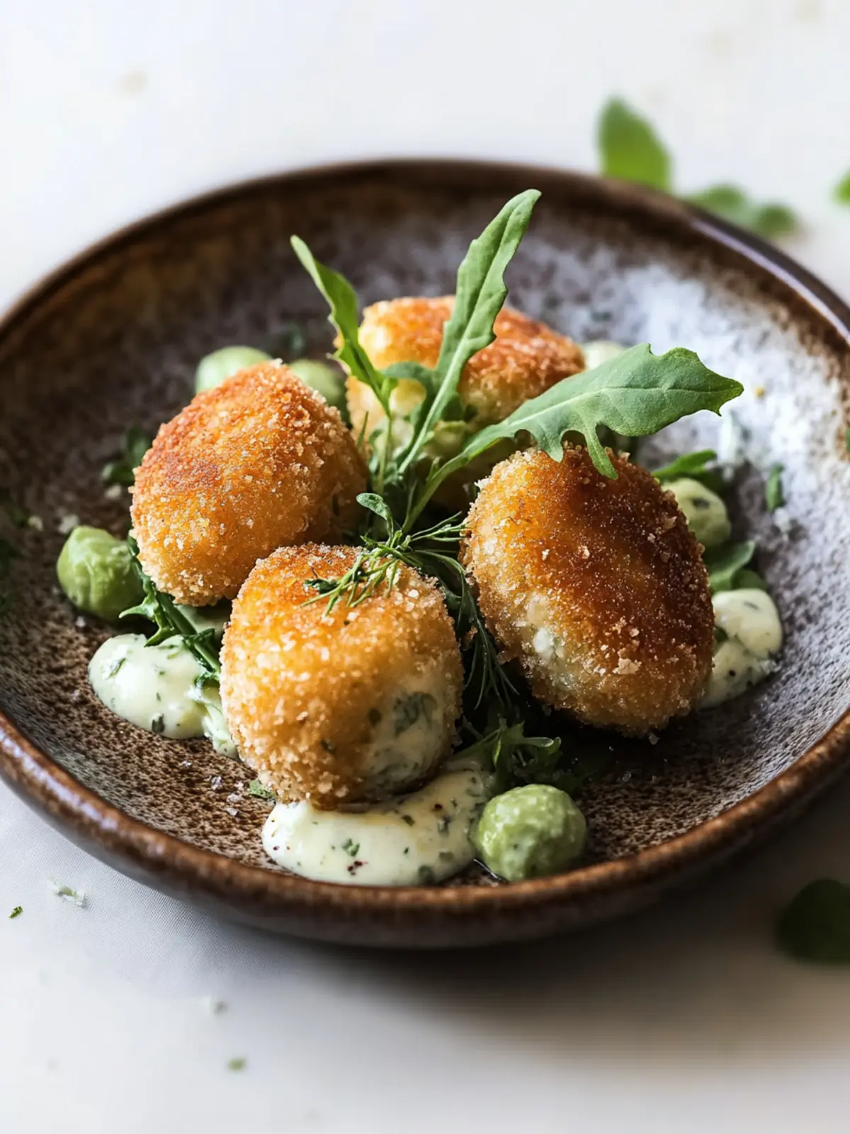 Caesar salad croquettes