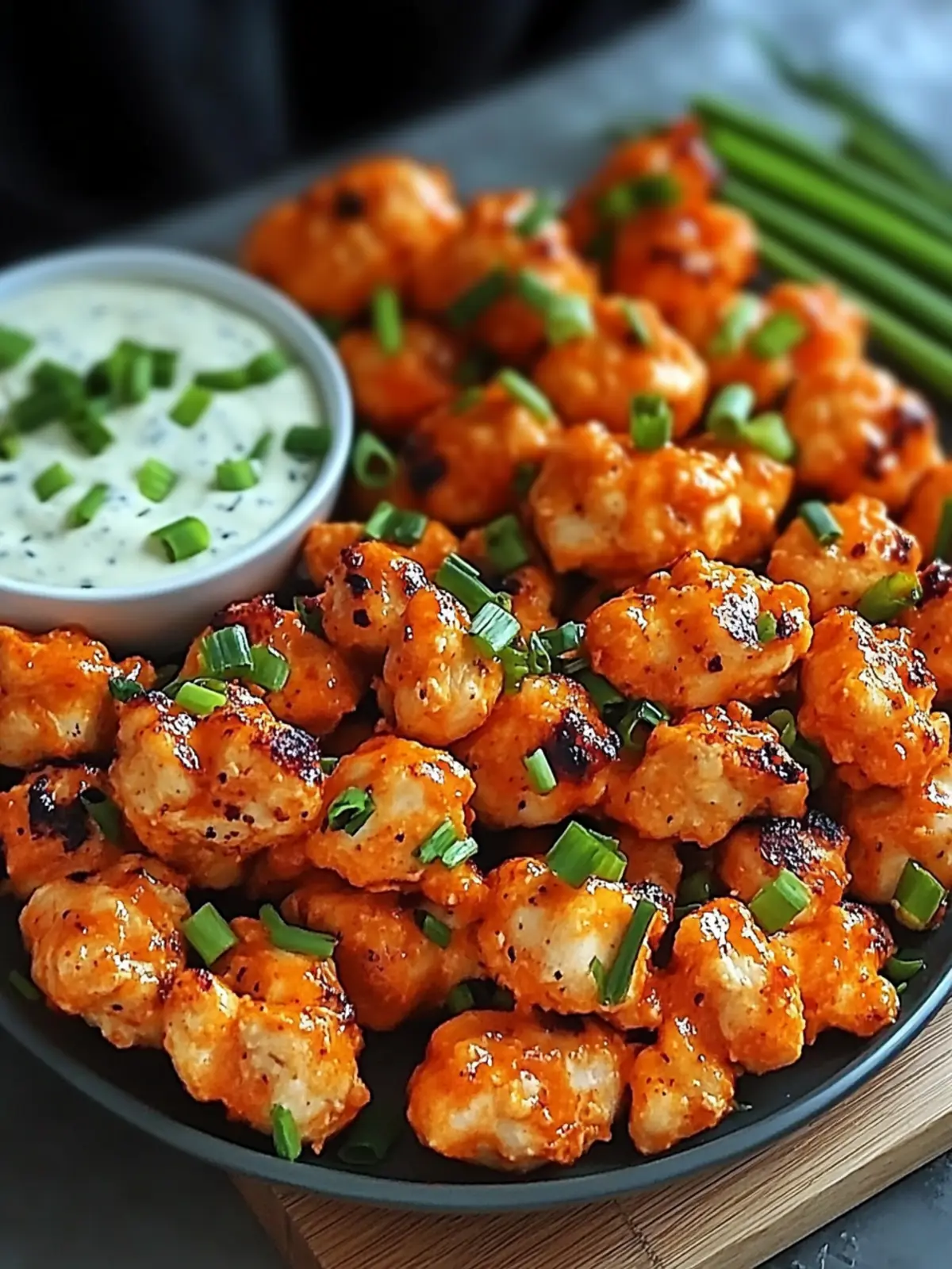 Irresistible Buffalo Garlic Chicken Bites for Flavor Lovers