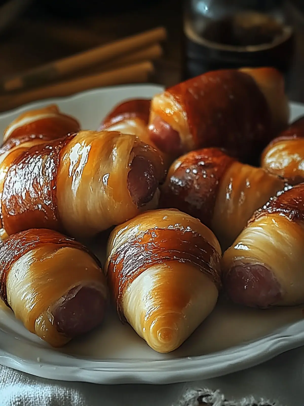 Irresistible Glazed Pigs in a Blanket