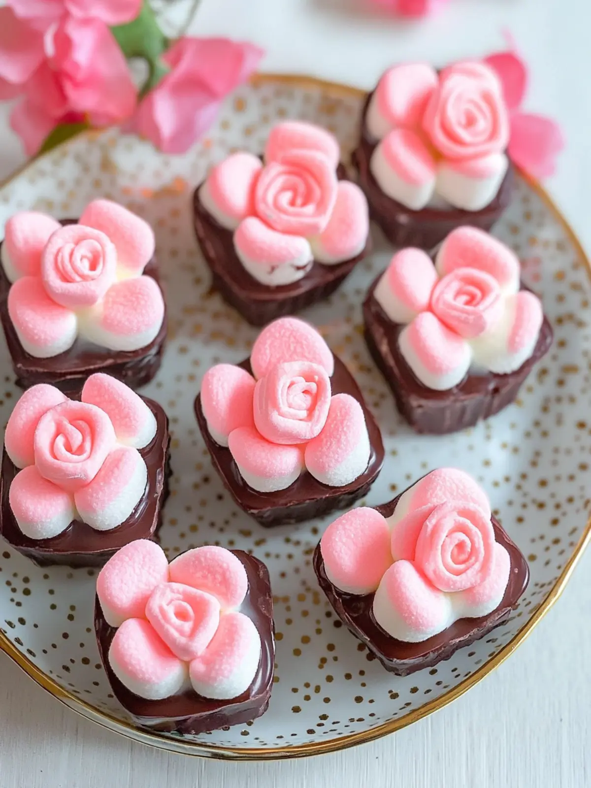 Chocolate Marshmallow Valentine Treats