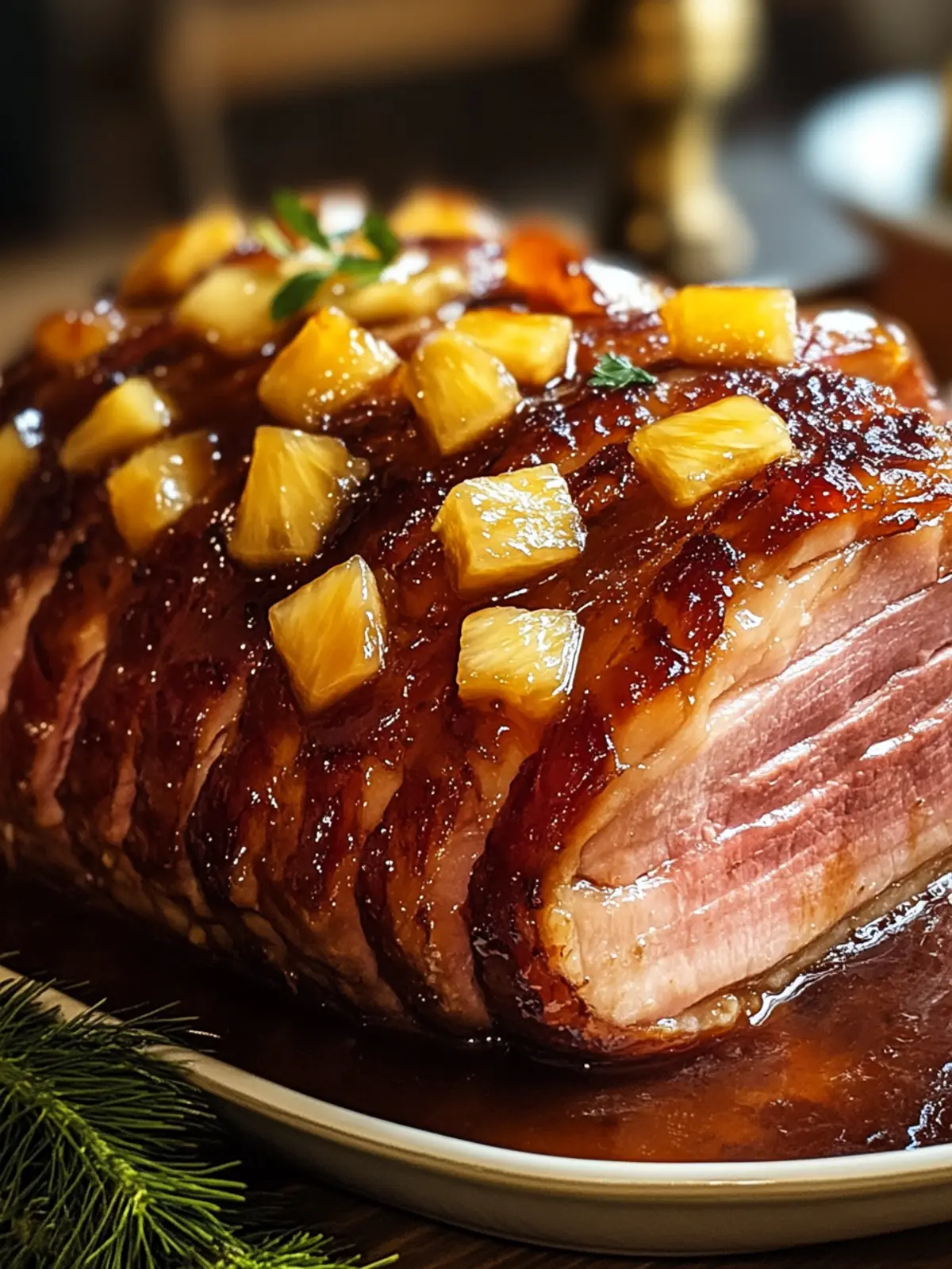 Irresistibly Sweet Pineapple Glaze for Tender Ham Delight