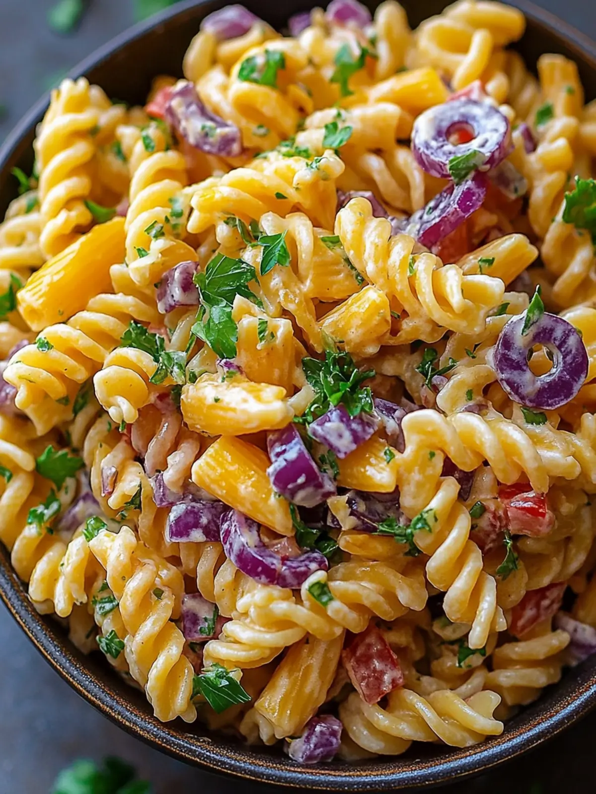 Mardi Gras Pasta Salad