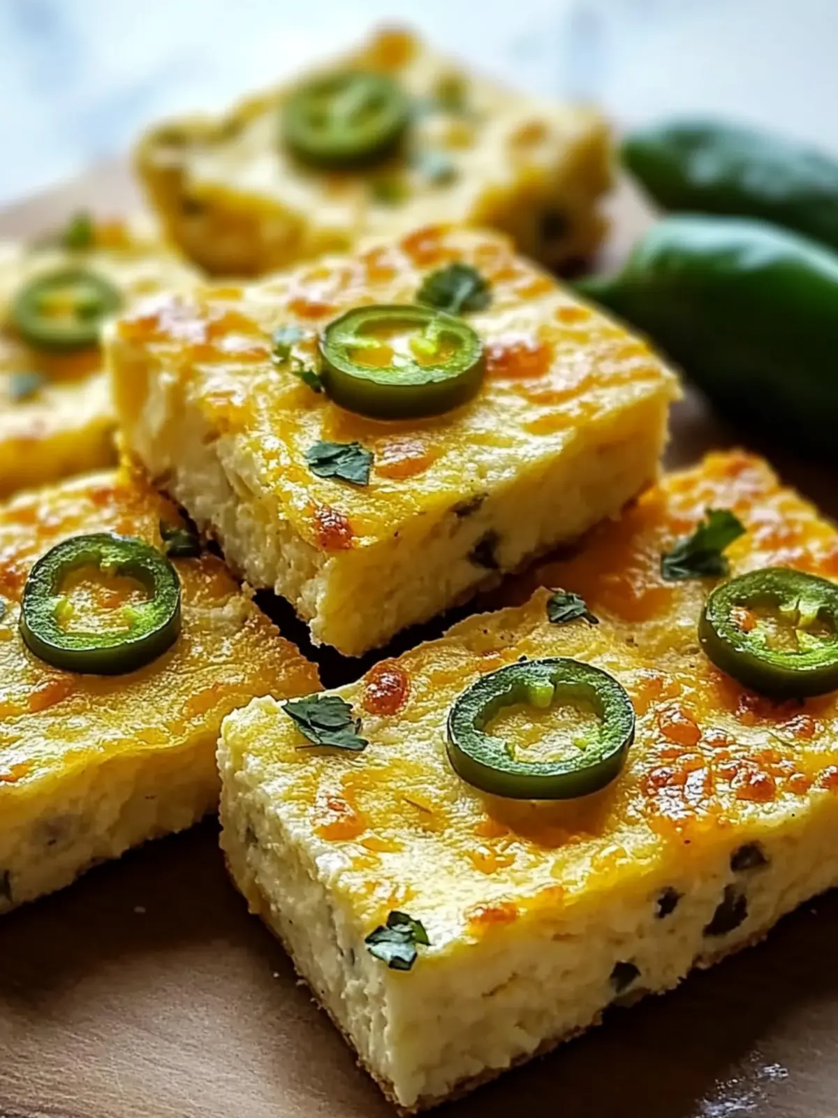 Jalapeño Cheese Squares