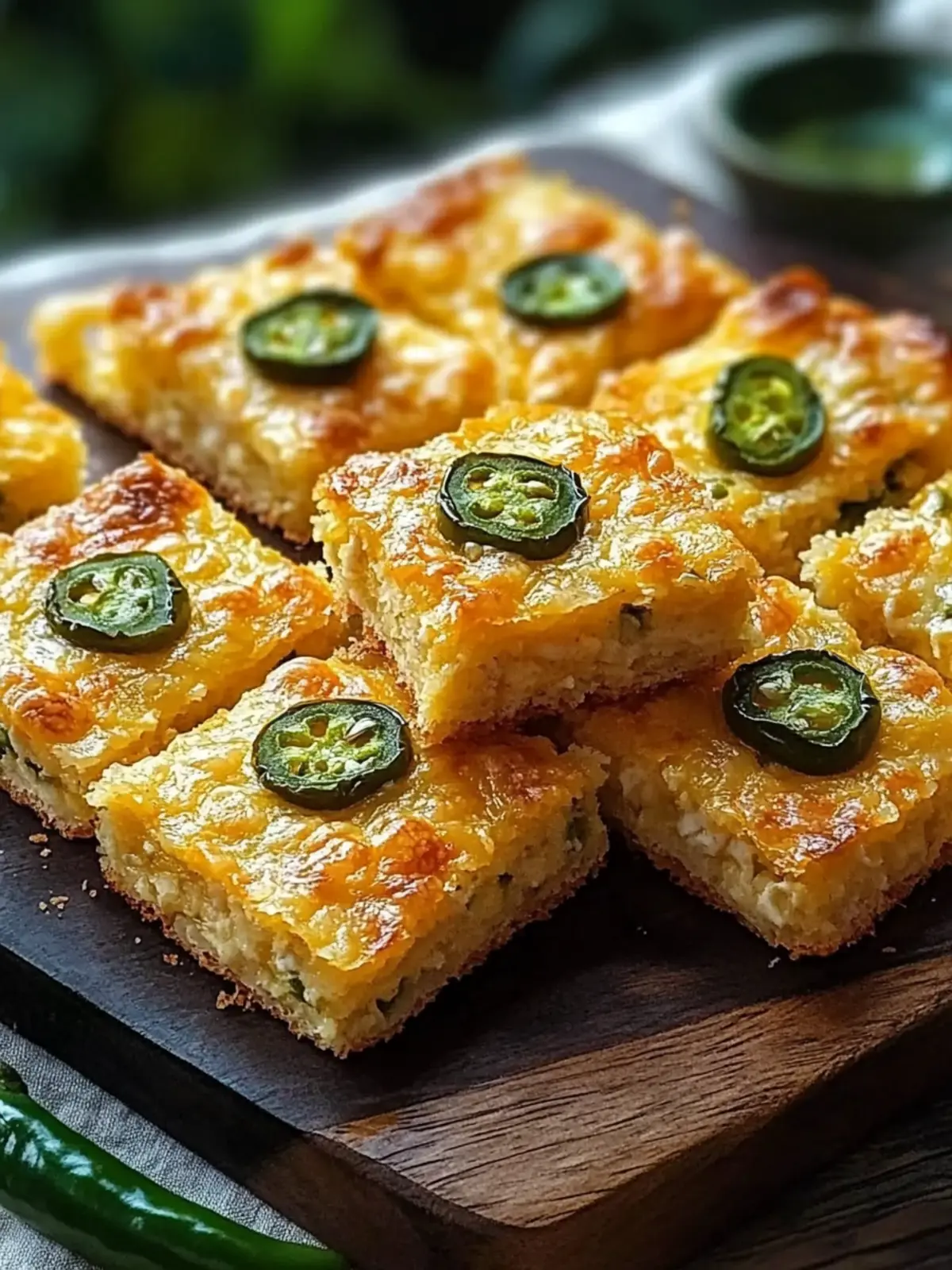 Jalapeño Cheese Squares
