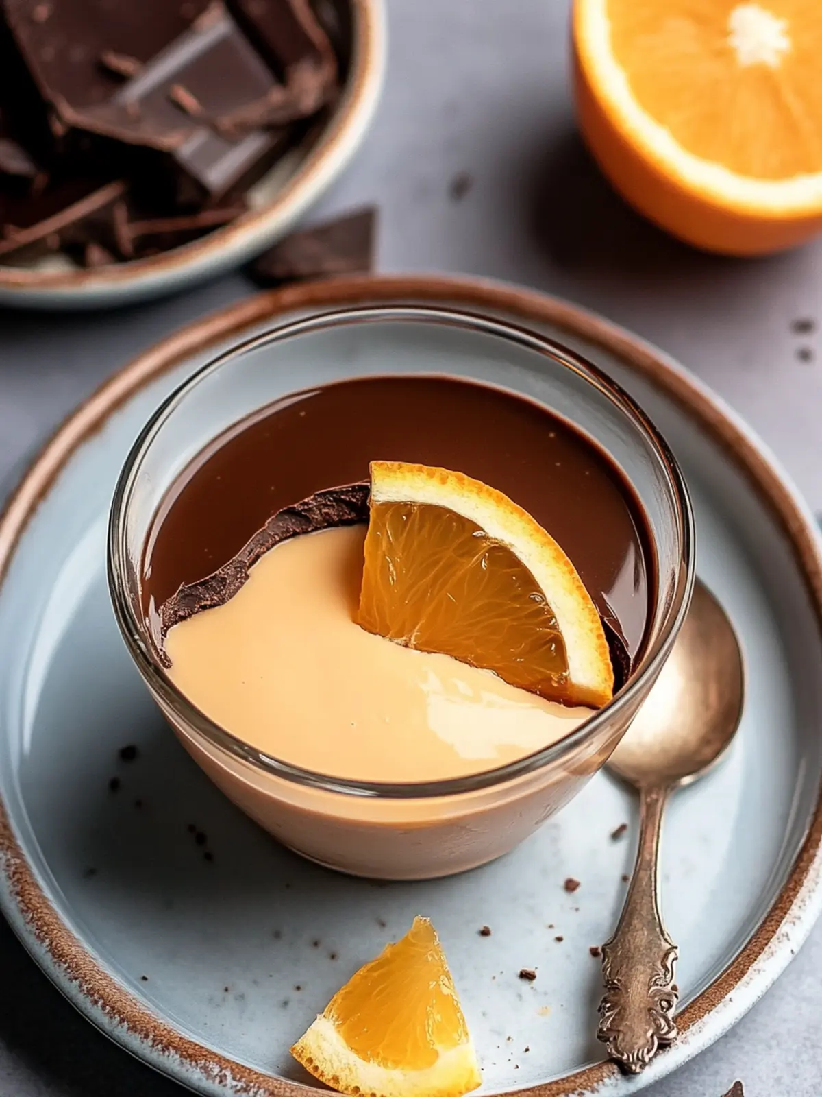 Creamy Chocolate Orange Posset: A Simple No-Bake Delight 2 Chocolate Orange Posset