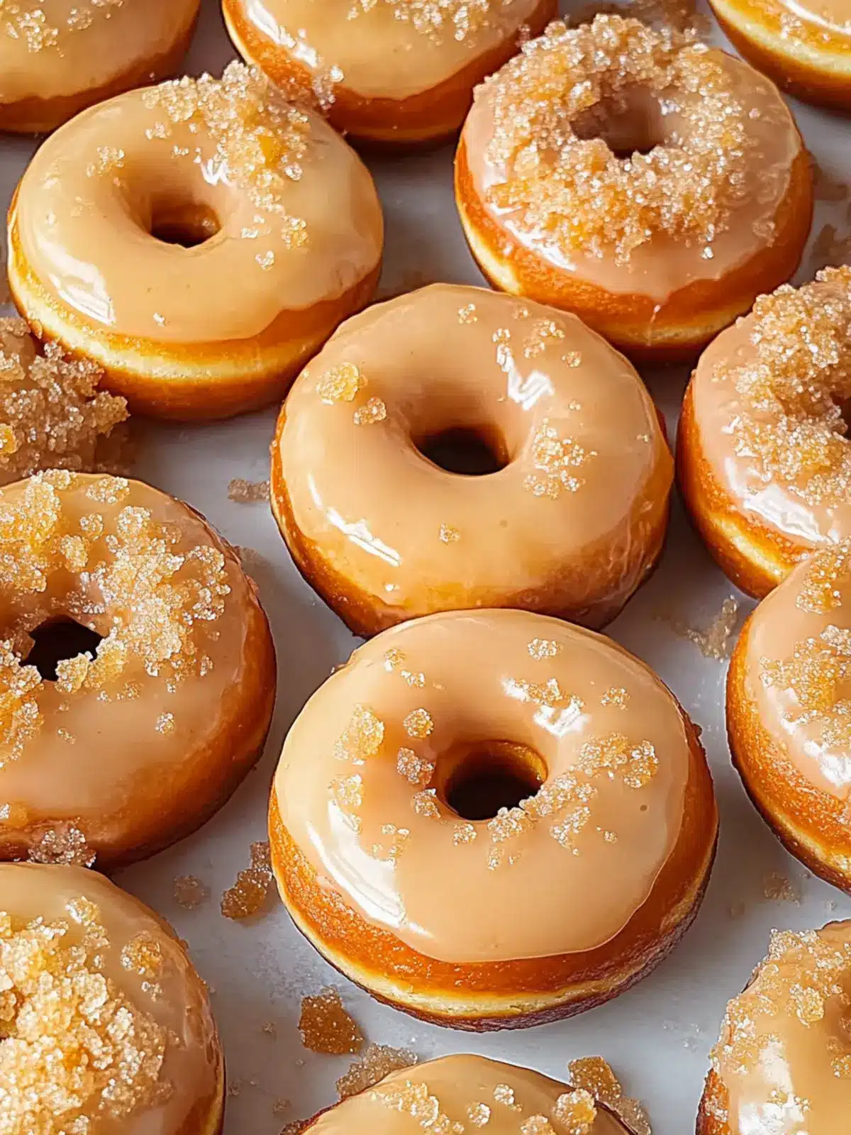 Baked Brown Sugar Glazed Donuts