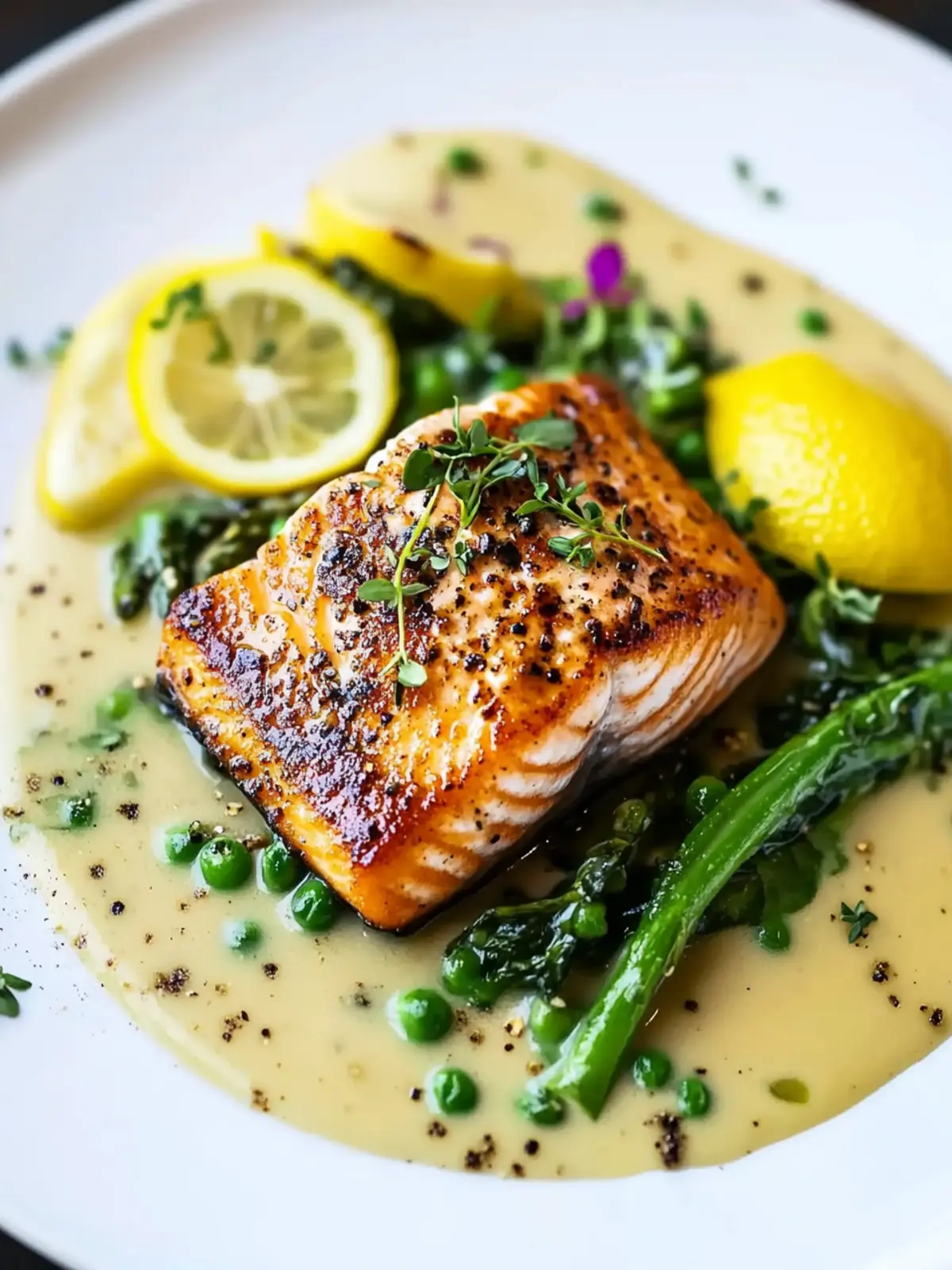 Crispy Skin Salmon with Lemon Beurre Blanc for Home Chefs 3 Crispy Skin Salmon with Lemon Beurre Blanc Sauce