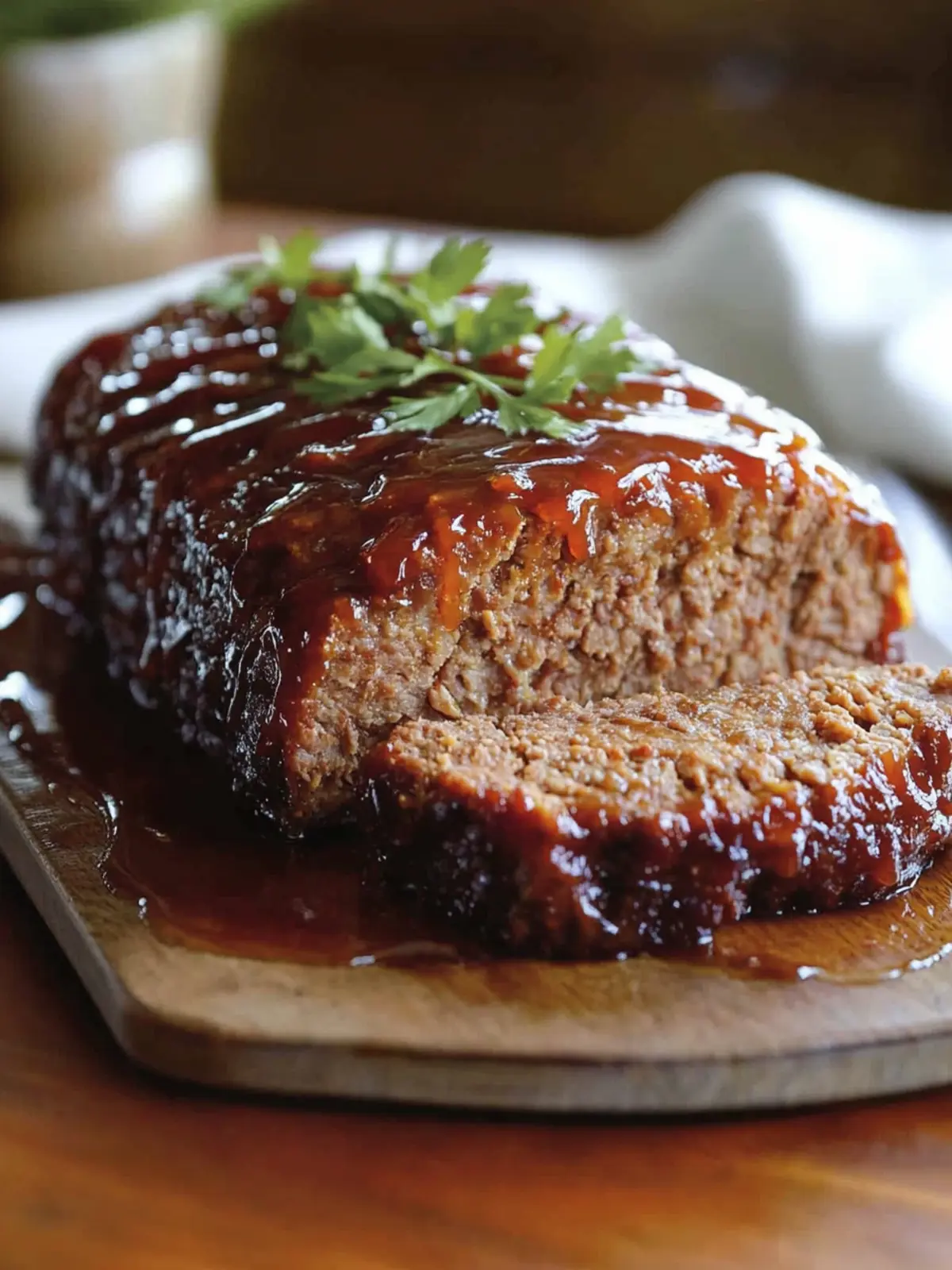 Bourbon-Maple Glazed Meatloaf: 1 Irresistible Winter Feast