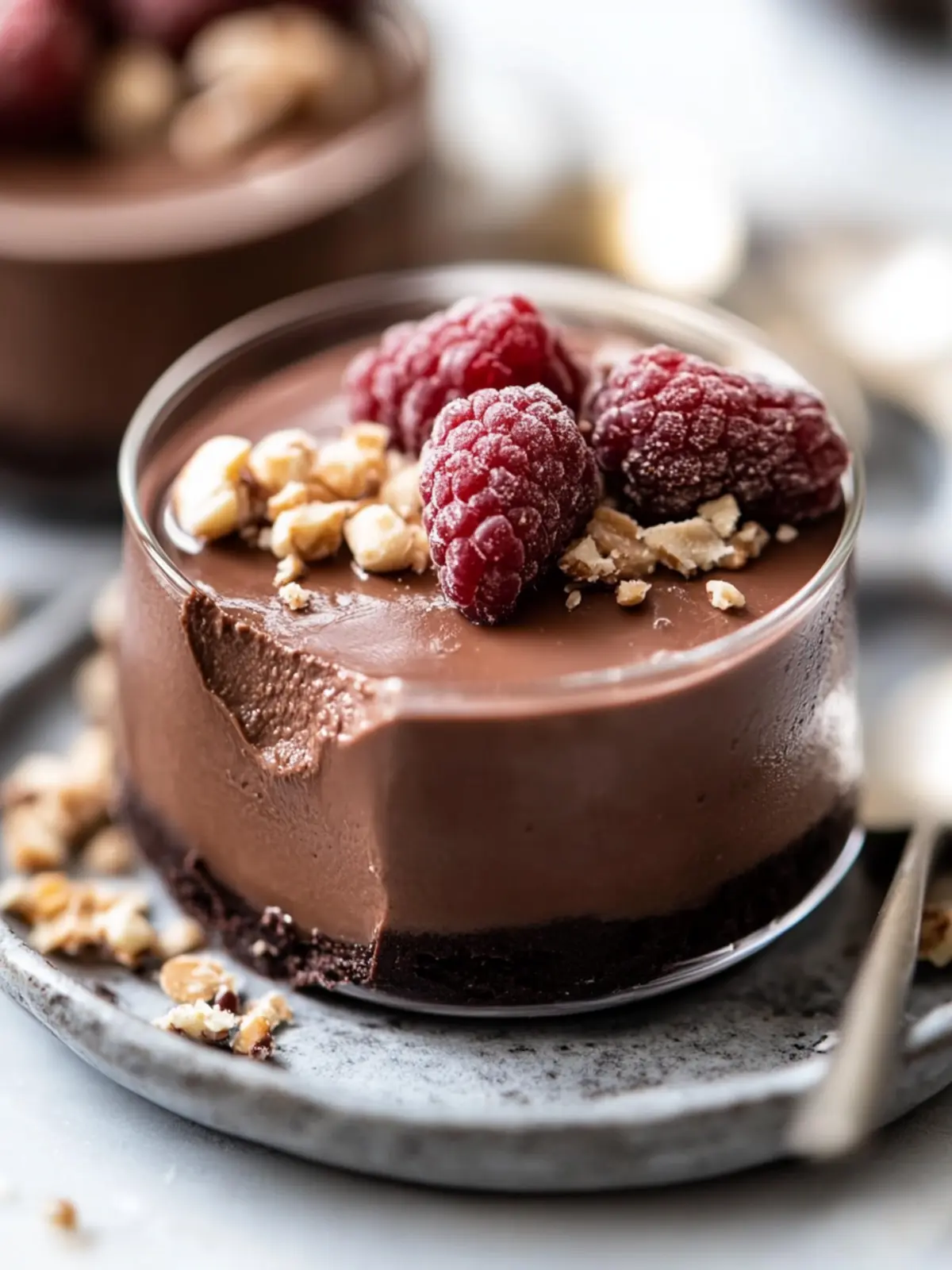 chocolate panna cotta