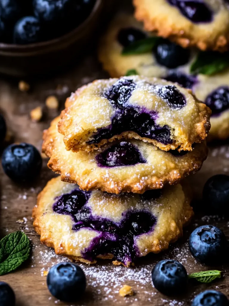 Blueberry Pie Cookies