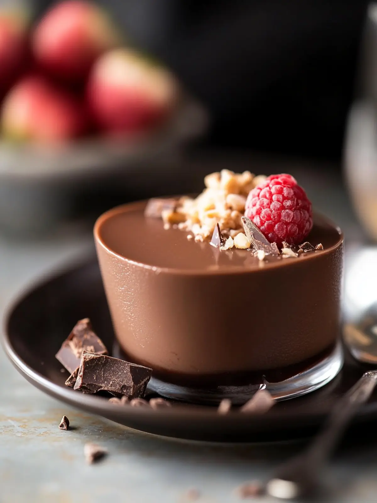 chocolate panna cotta