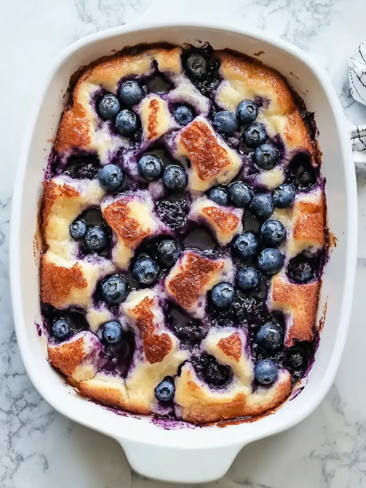 Overnight Blueberry French Toast Casserole