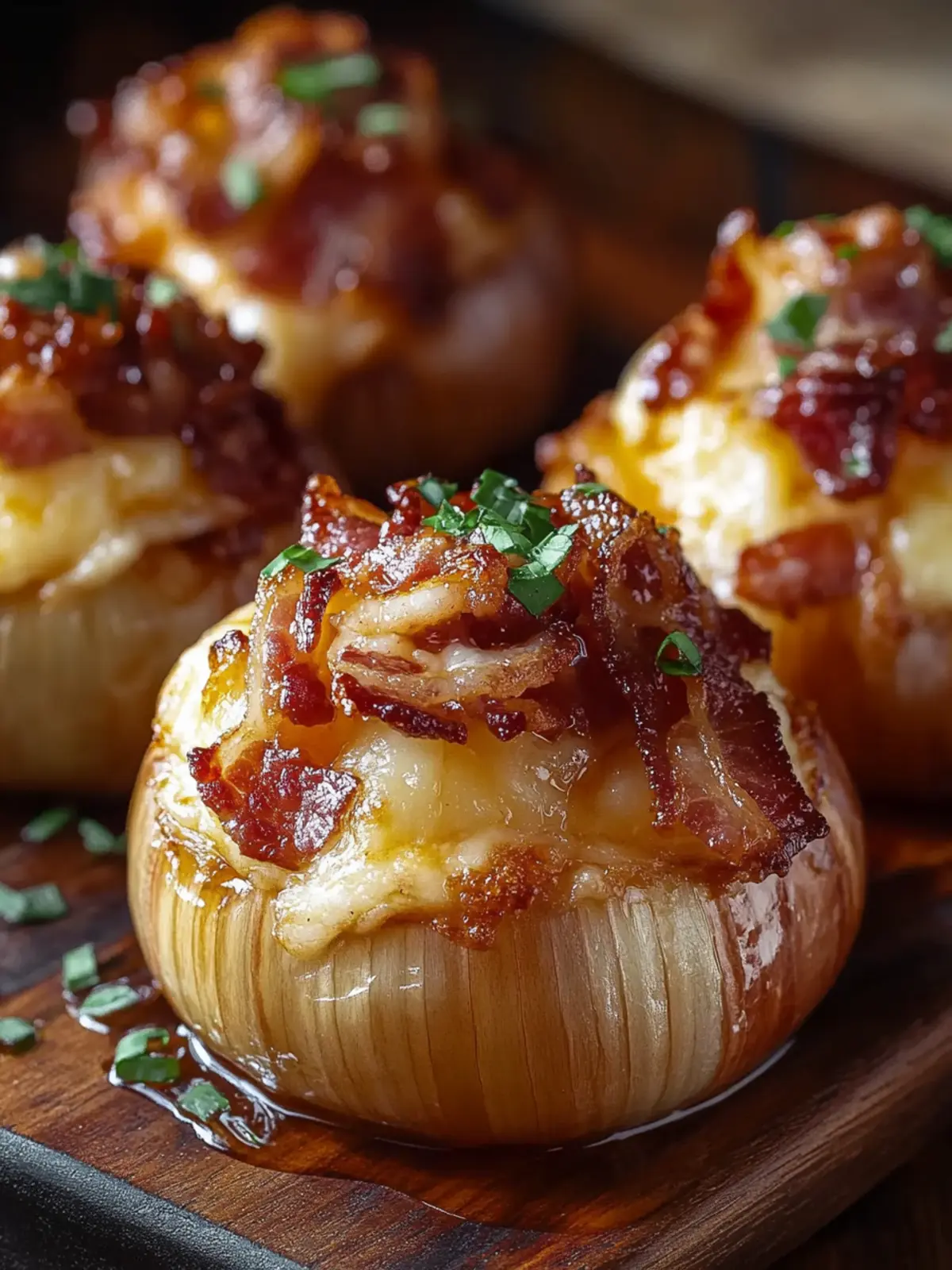 Bacon Cheddar Onion Bombs