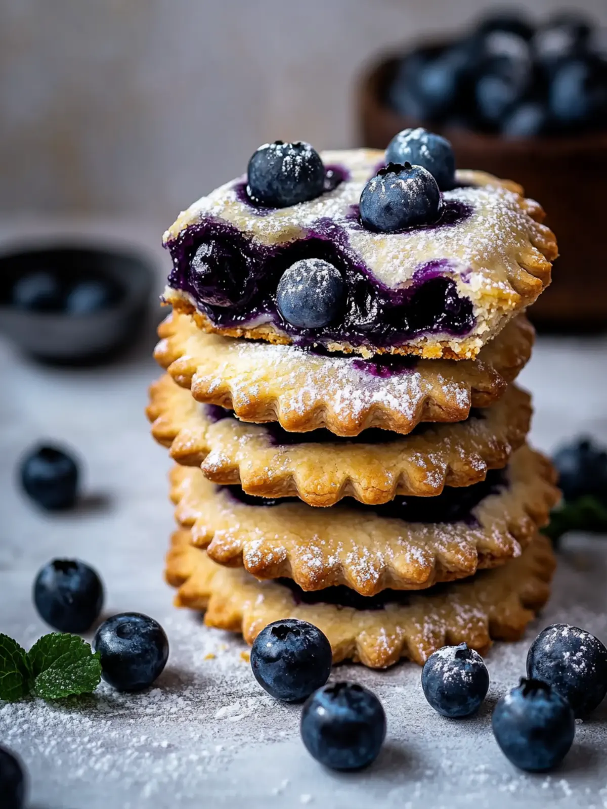 Blueberry Pie Cookies