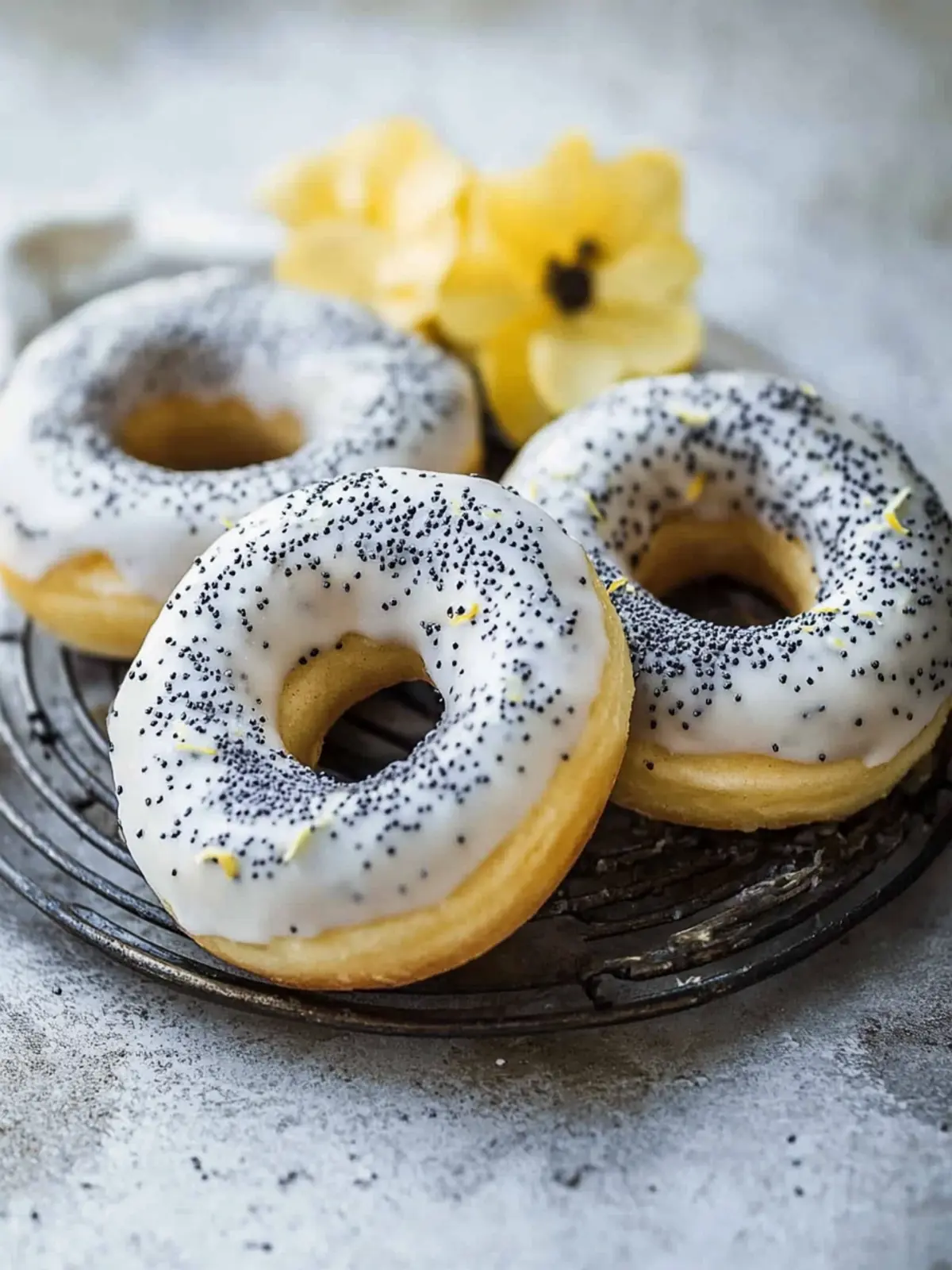 Vegan Lemon Poppyseed Donuts That Will Make You Smile 3 Vegan Lemon Poppyseed Donuts