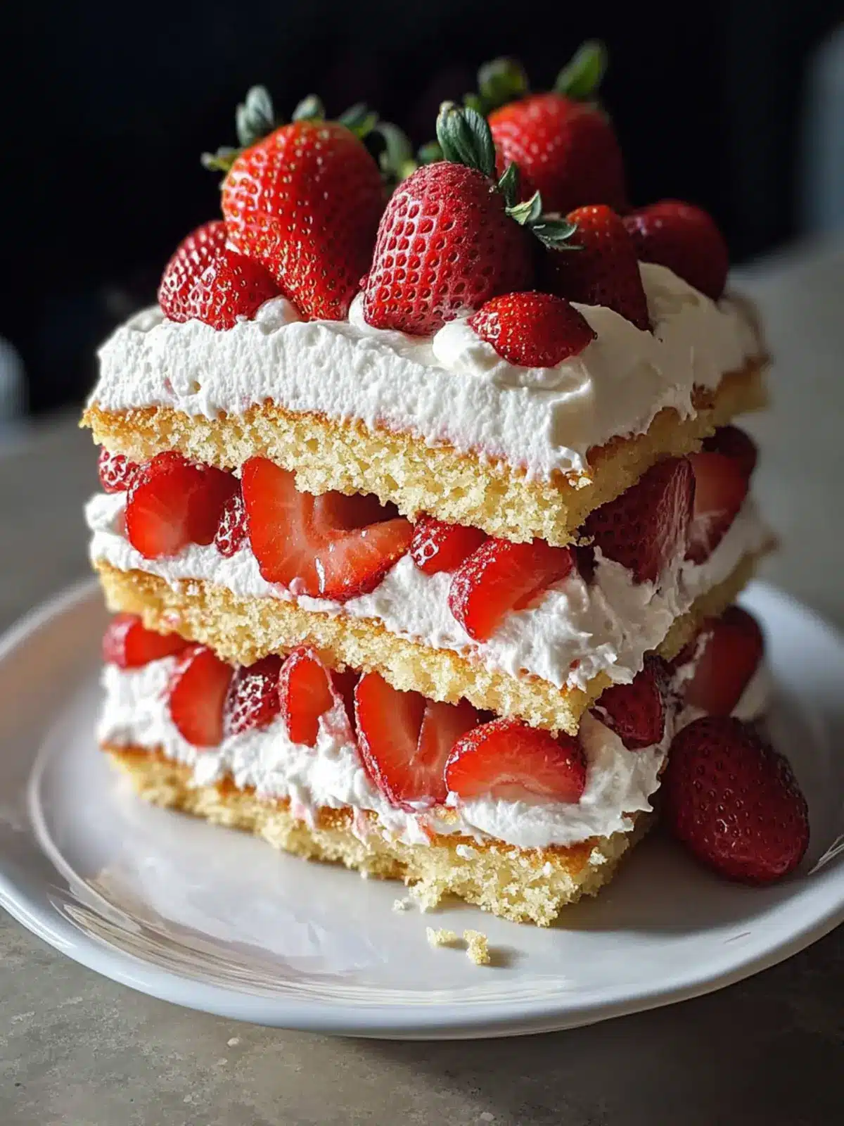 Unforgettable Strawberry Shortcake Cake in 5 Simple Steps 2 Unforgettable Strawberry Shortcake Cake in 5 Simple Steps