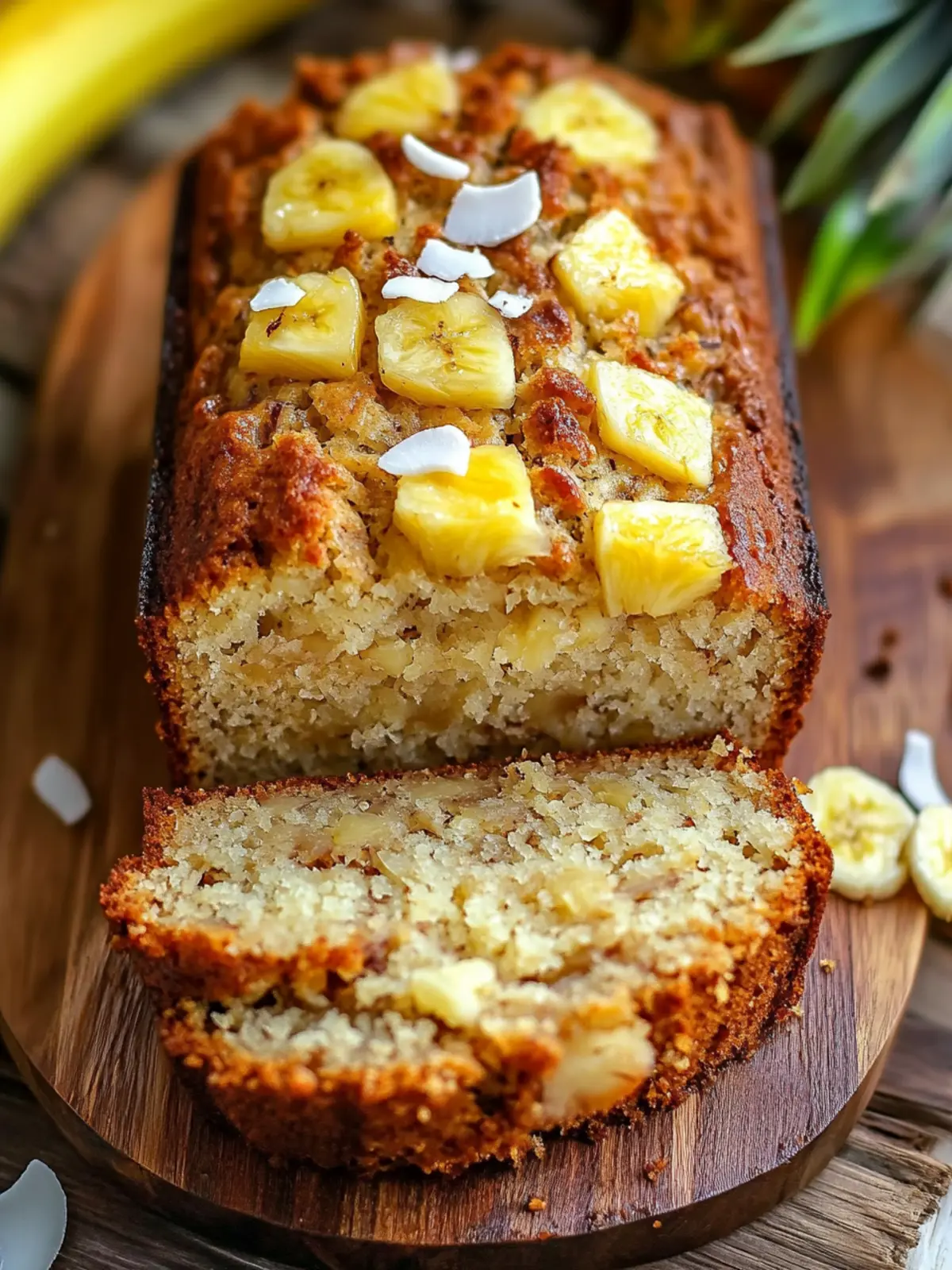 Coconut Pineapple Banana Bread – A Taste of Hawaii