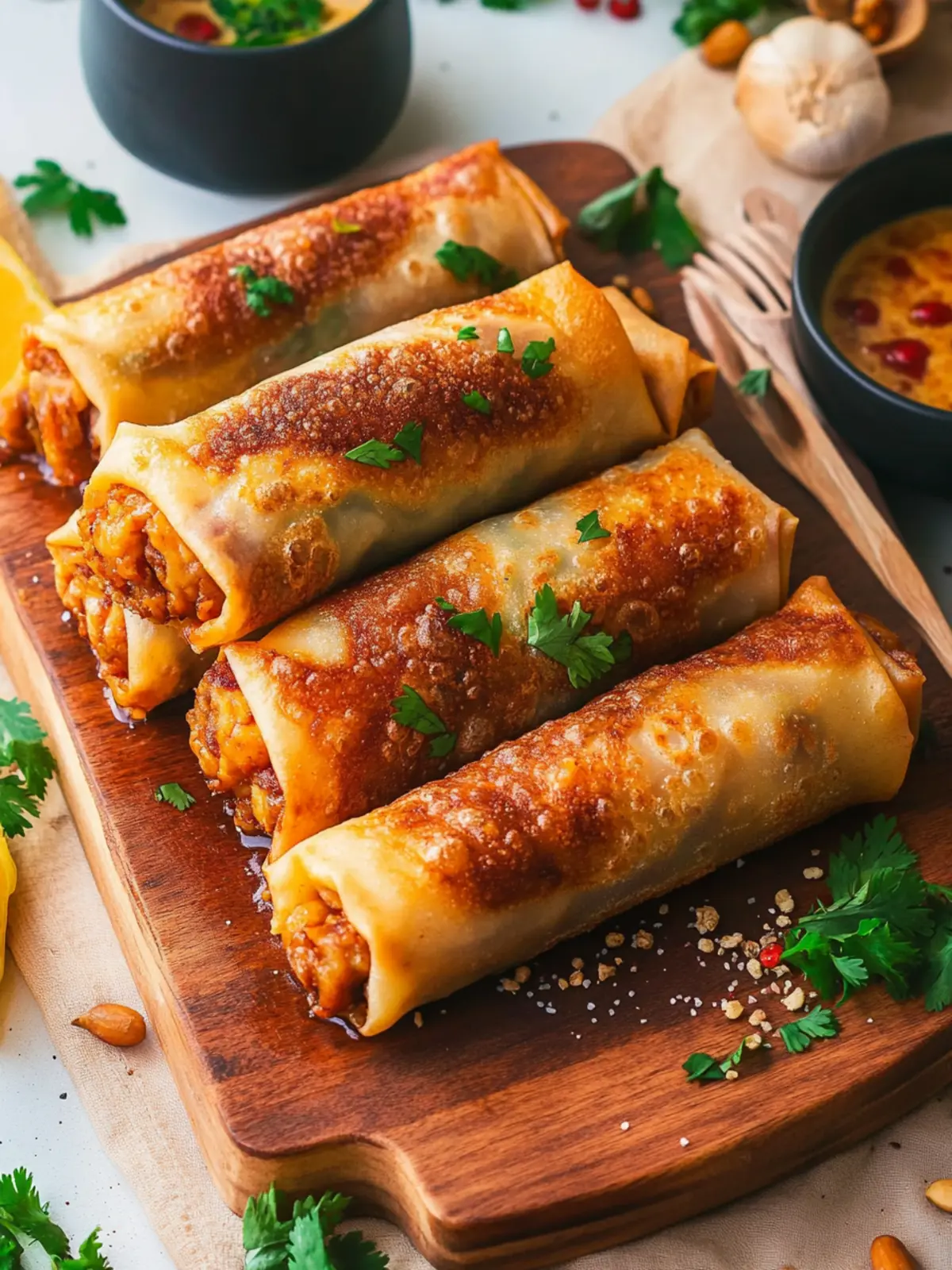 Msakhan Egg Rolls