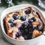 Overnight Blueberry French Toast Casserole