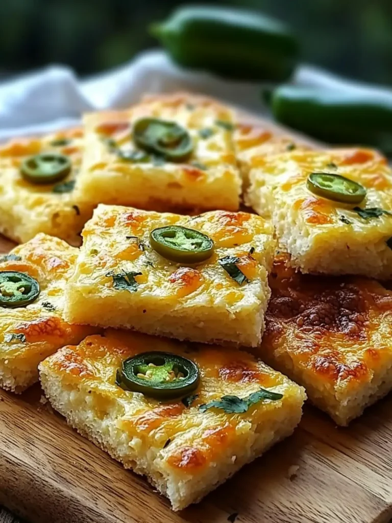 Jalapeño Cheese Squares