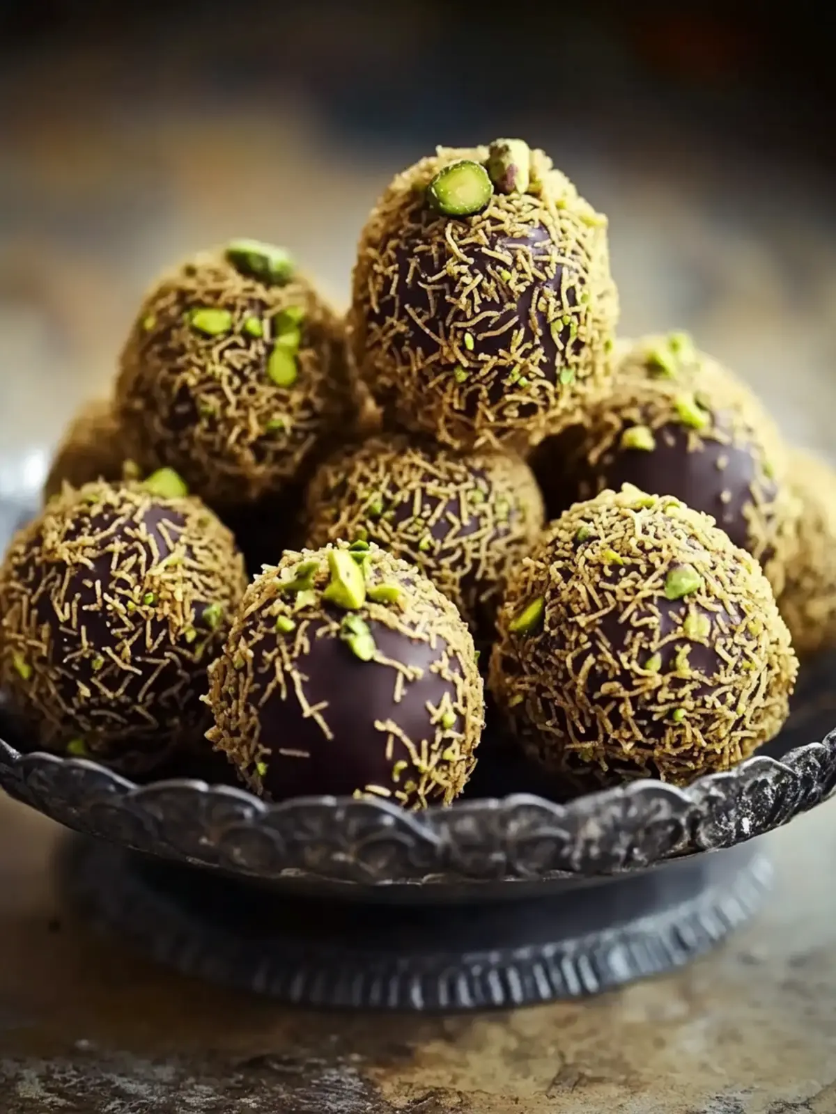 Indulge in Luxurious Dubai Chocolate Balls with Pistachio Bliss 4 Indulge in Luxurious Dubai Chocolate Balls with Pistachio