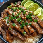 Unlock Flavor with Honey Soy Beef Rice Bowls & Ginger Lime Sauce 9 Honey Soy Beef Rice Bowls with Ginger Lime Sauce