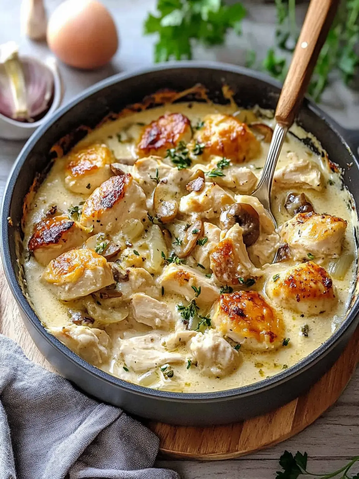 Creamy French Chicken Casserole