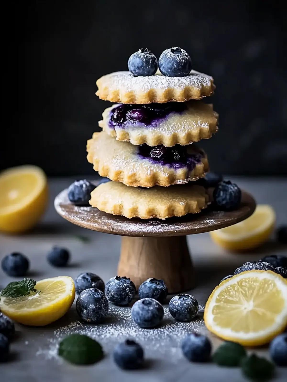 Blueberry Pie Cookies