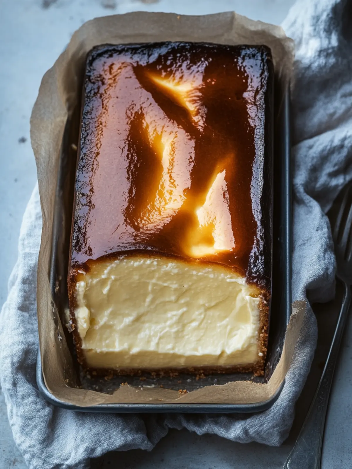 Irresistible Burnt Basque Cheesecake in a Loaf Pan Delight 4 Burnt Basque Cheesecake in a Loaf Pan