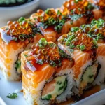 Spicy Salmon Sushi Bake
